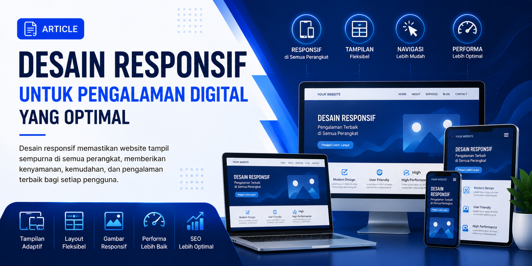 Desain Responsif Website Modern